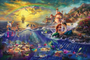 mermaid Painting - The Little Mermaid TK Disney